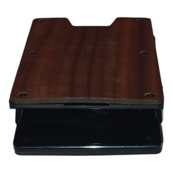 Sorax Minimalist Slim Wallet RFID Blocking Faux Wood - Picture 6 of 16